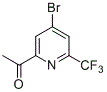 2-Acetyl-4-bromo-6-(trifluoromethyl)pyridine