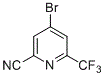 2-Cyano-4-bromo-6-(trifluoromethyl)pyridine