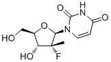2'-deoxy-2'-fluoro-2'-C-methyluridine