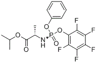 N-[(S)-(2,3,4,5,6-五氟苯氧基)苯氧基磷?；鵠-L-丙氨酸異丙酯