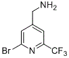 4-Aminomethyl-2-bromo-6-(trifluoromethyl)pyridine